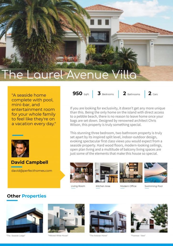 Content image for real estate advertising ideas