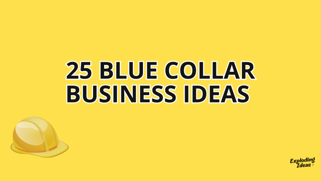 Content image for business ideas blue collar
